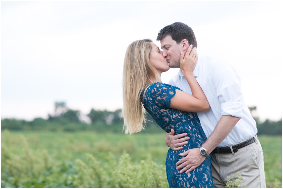 Eastern Shore Engagement Photographer - Field Engagement Photograph