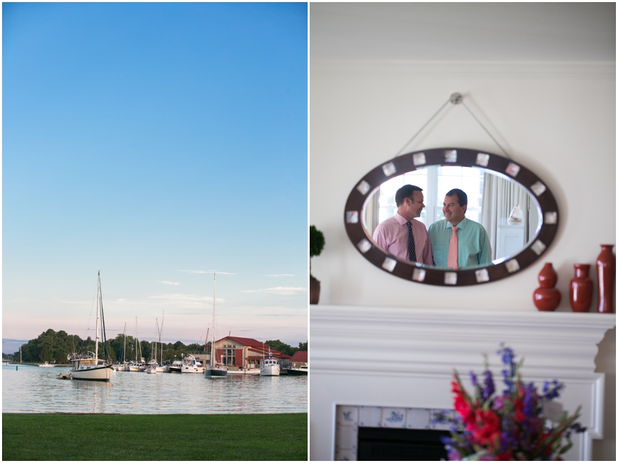 Inn at Perry Cabin LGBT Wedding Photographer - Waterfront Wedding Details