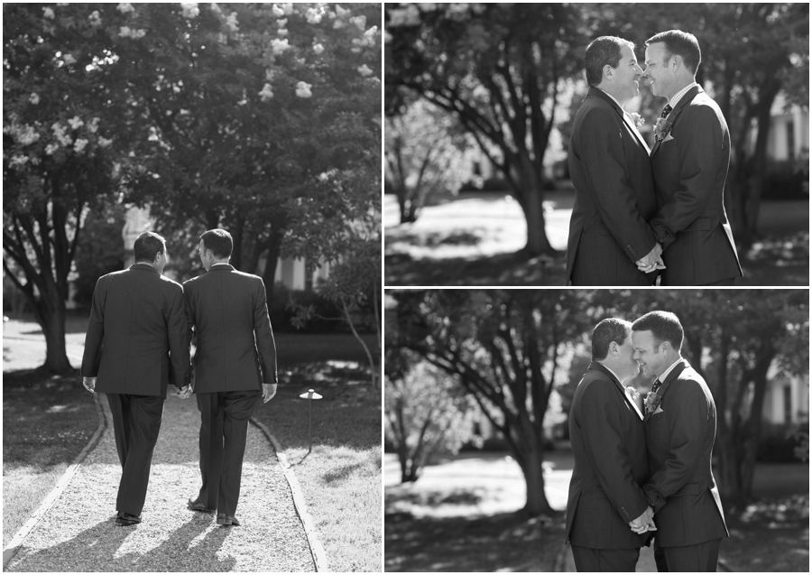 black and white wedding portrait - Inn at Perry Cabin Wedding Photographer - Summer Wedding