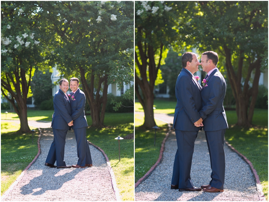 August wedding portrait - Inn at Perry Cabin Wedding Photographer - Summer Wedding