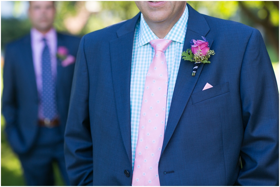 August wedding detail - Inn at Perry Cabin Wedding Photographer - tux detail