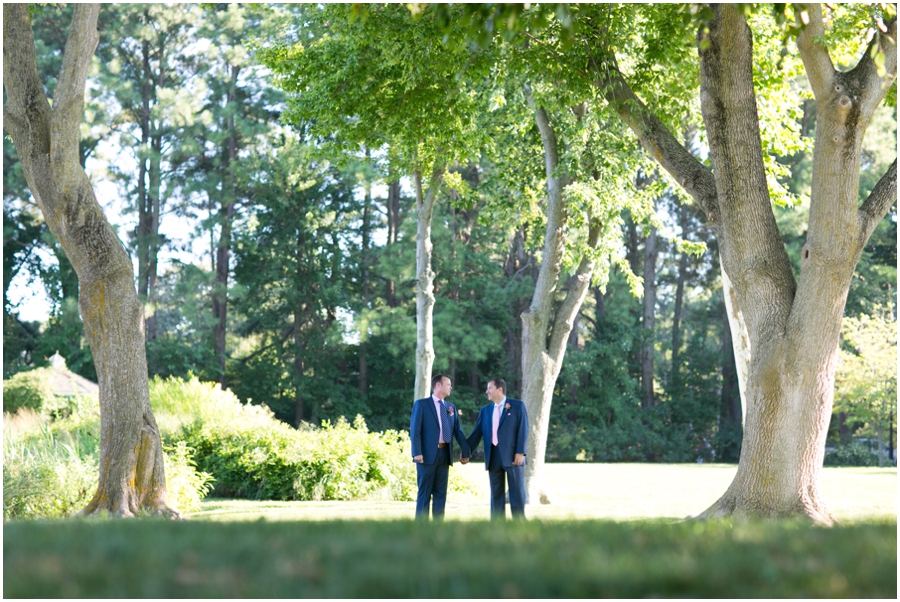 August love portrait - Inn at Perry Cabin LGBT Wedding Photographer - Summer waterfront Wedding photograph