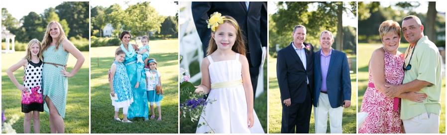 August outdoor ceremony - Inn at Perry Cabin Wedding Photographer - Summer waterfront Wedding ceremony