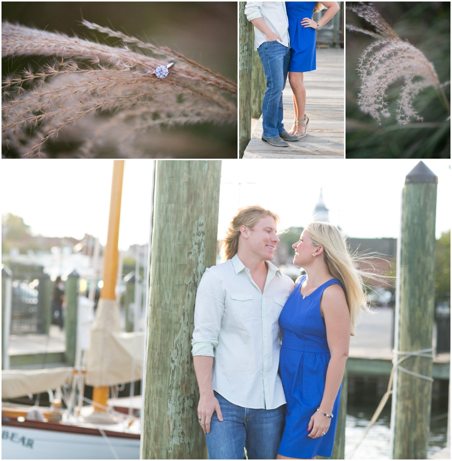 City Dock Engagement Photographs - Annapolis Engagement Photographer