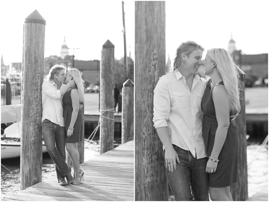 City Dock Engagement Photographs - Annapolis Engagement Photographer