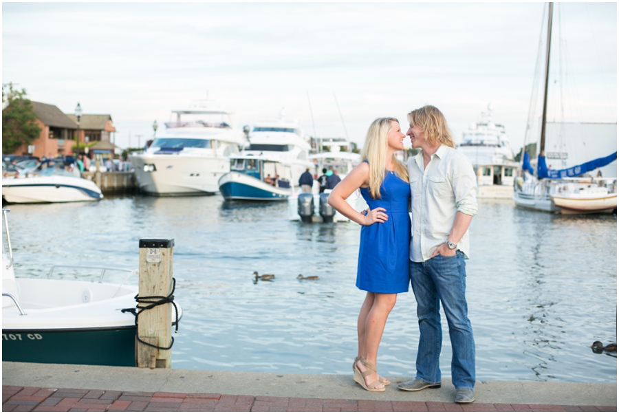 Historic Annapolis Engagement Photographs - City Dock Nautical Engagement Photographer