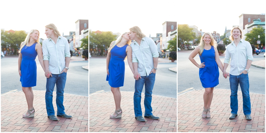 Historic Annapolis Engagement Session - City Dock Nautical Engagement Photographer