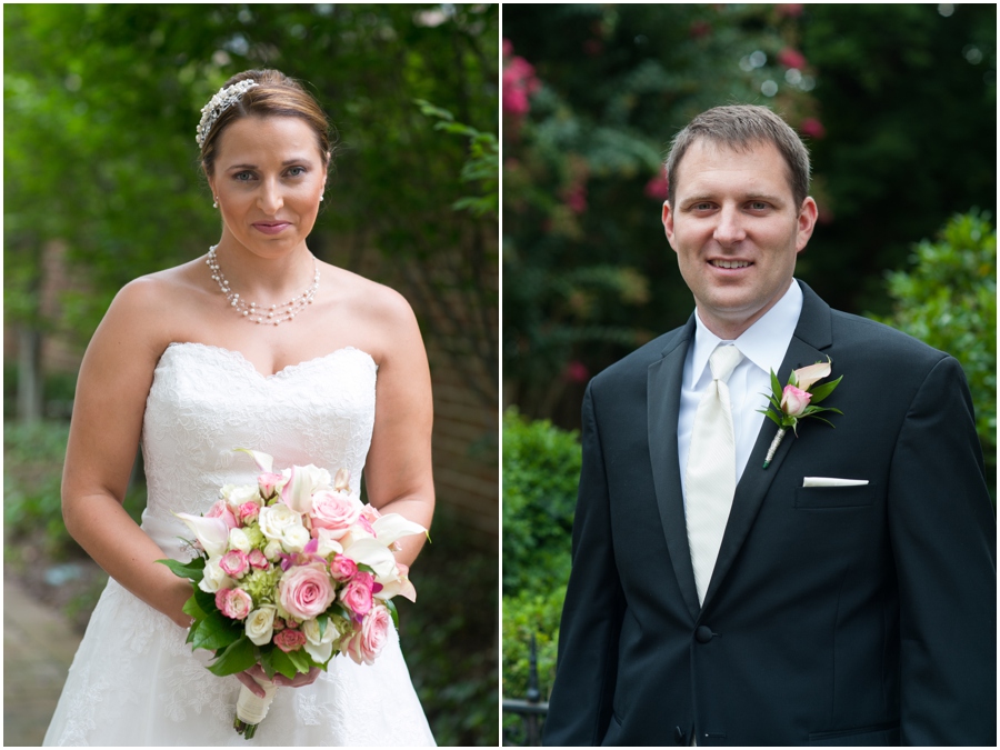 Summer Wedding Portrait - Eastern Shore Wedding Photographer - The Tidewater Inn