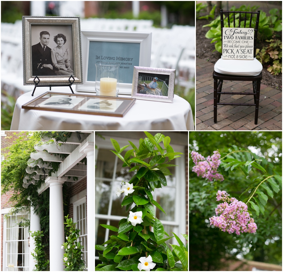 Summer Wedding Ceremony - Eastern Shore Wedding Photographer - The Tidewater Inn Outdoor Ceremony