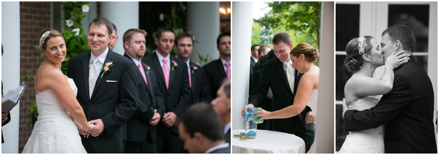 Summer Wedding Ceremony - Eastern Shore Wedding Photographer - The Tidewater Inn Outdoor Ceremony