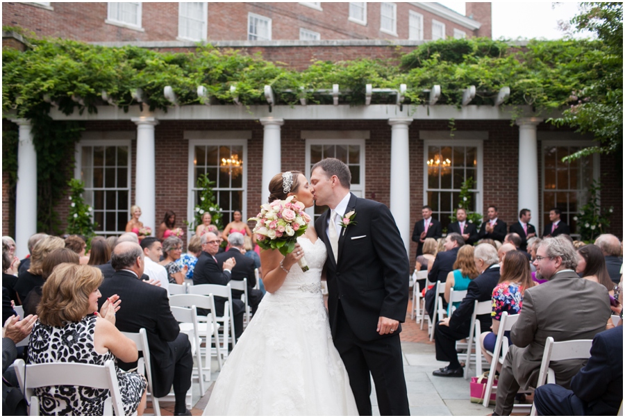 Summer Wedding Ceremony - Eastern Shore Wedding Photographer - The Tidewater Inn Wedding Ceremony