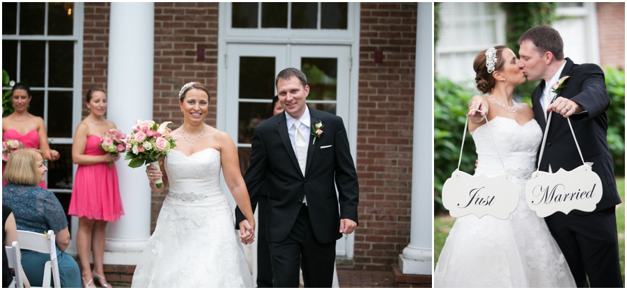 Summer Wedding Ceremony - Eastern Shore Wedding Photographer - The Tidewater Inn Wedding Ceremony