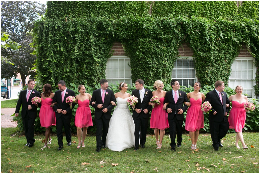 Summer Wedding Party - Eastern Shore Wedding Photographer - The Tidewater Inn Wedding Party