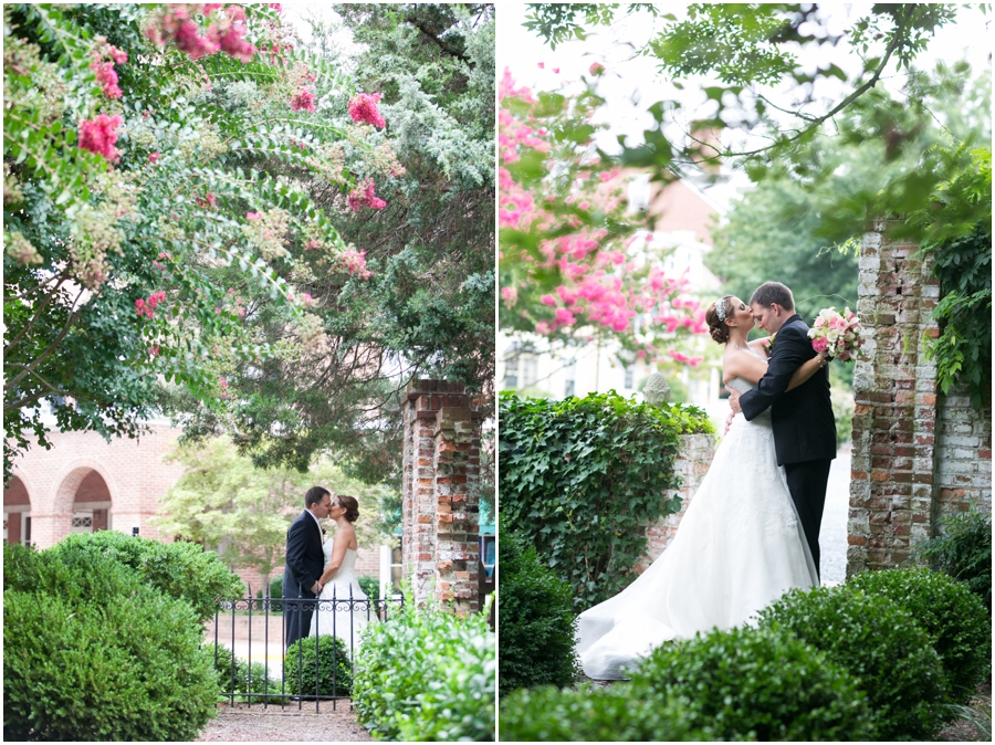 Summer Wedding Portrait - Downtown Easton Wedding Photography - Tidewater Inn Wedding Photographer