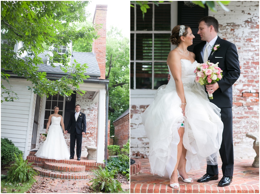 Summer Wedding Portrait - Downtown Easton Wedding Photography - Eastern Shore Wedding Photographer