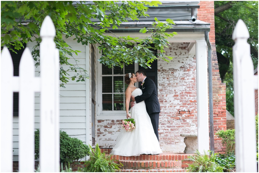 Summer Wedding Portrait - Downtown Easton Wedding Photography - Eastern Shore Wedding Photographer