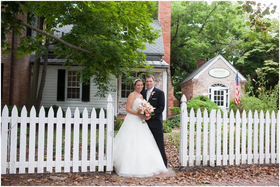 Summer Wedding Portrait - Downtown Easton Wedding Photography - Eastern Shore Wedding Photographer