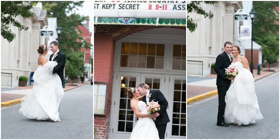 Summer Wedding Portrait - Downtown Easton Wedding Photography - Eastern Shore Wedding Photographer