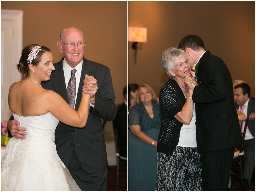 Summer Wedding Reception - Grandparents Dance - Tidewater Inn Reception Photographer