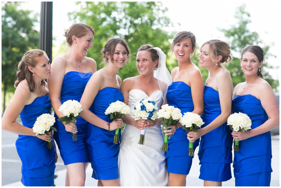 Arlington Renaissance Hotel Wedding Photographer - Cobalt Blue Capitol View Wedding Party