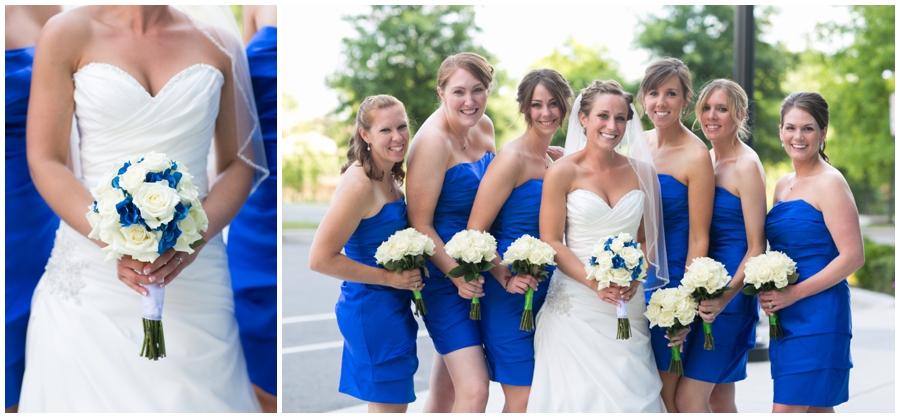 Arlington Renaissance Hotel Wedding Photographer - Cobalt Blue Capitol View Bridal Portrait