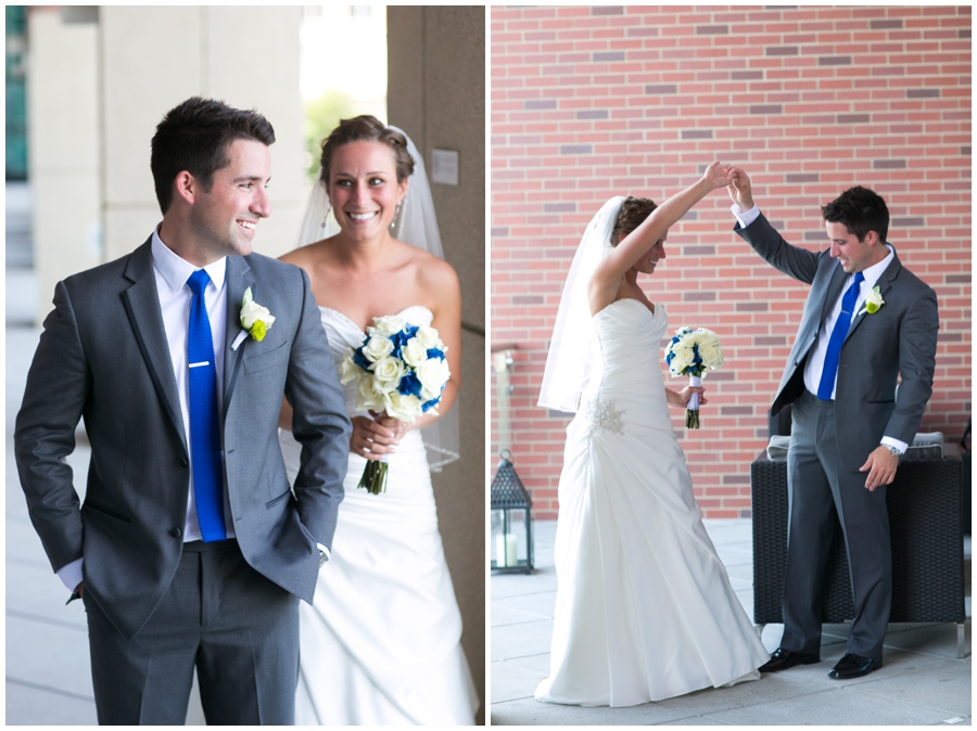 Arlington Renaissance Wedding Photographer - Capitol View Wedding day First Look