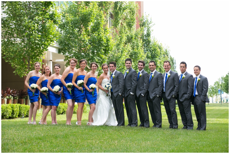 Arlington Renaissance Wedding Photograph - DC Capitol View Wedding Party