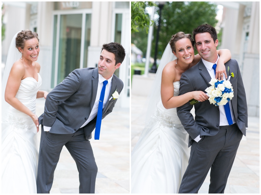 Arlington Renaissance Wedding Photograph - DC Capitol View Wedding Couple Portrait