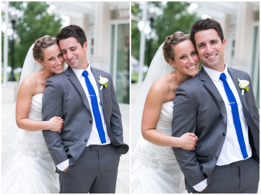 Arlington Renaissance Wedding Photograph - DC Capitol View Wedding Couple Portrait