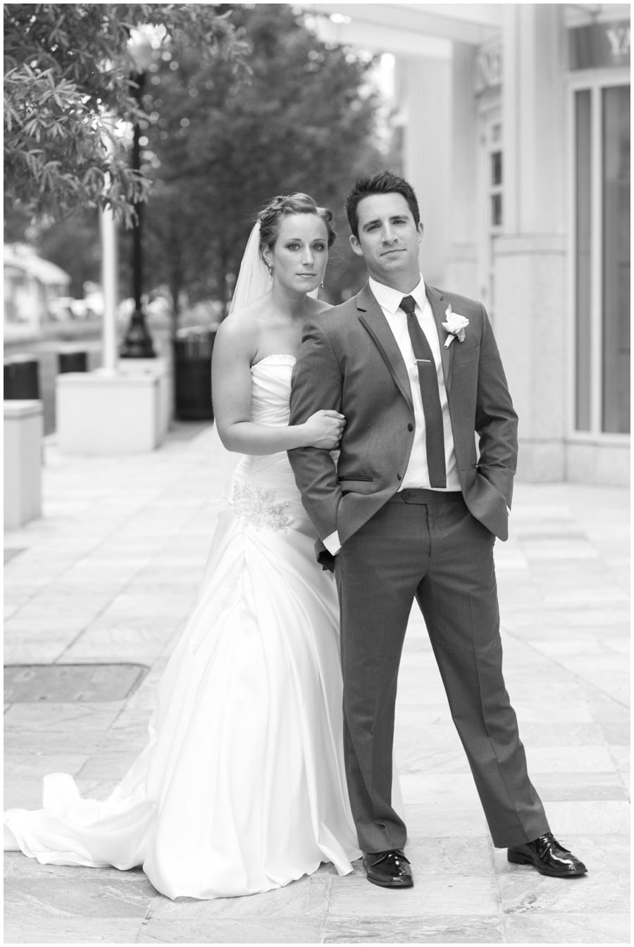 Arlington Renaissance Wedding Photograph - DC Capitol View Wedding Couple Portrait