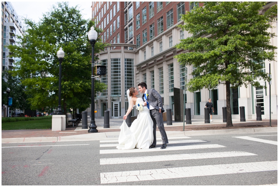 Arlington Renaissance Wedding Photograph - DC Capitol View Wedding Couple Portrait