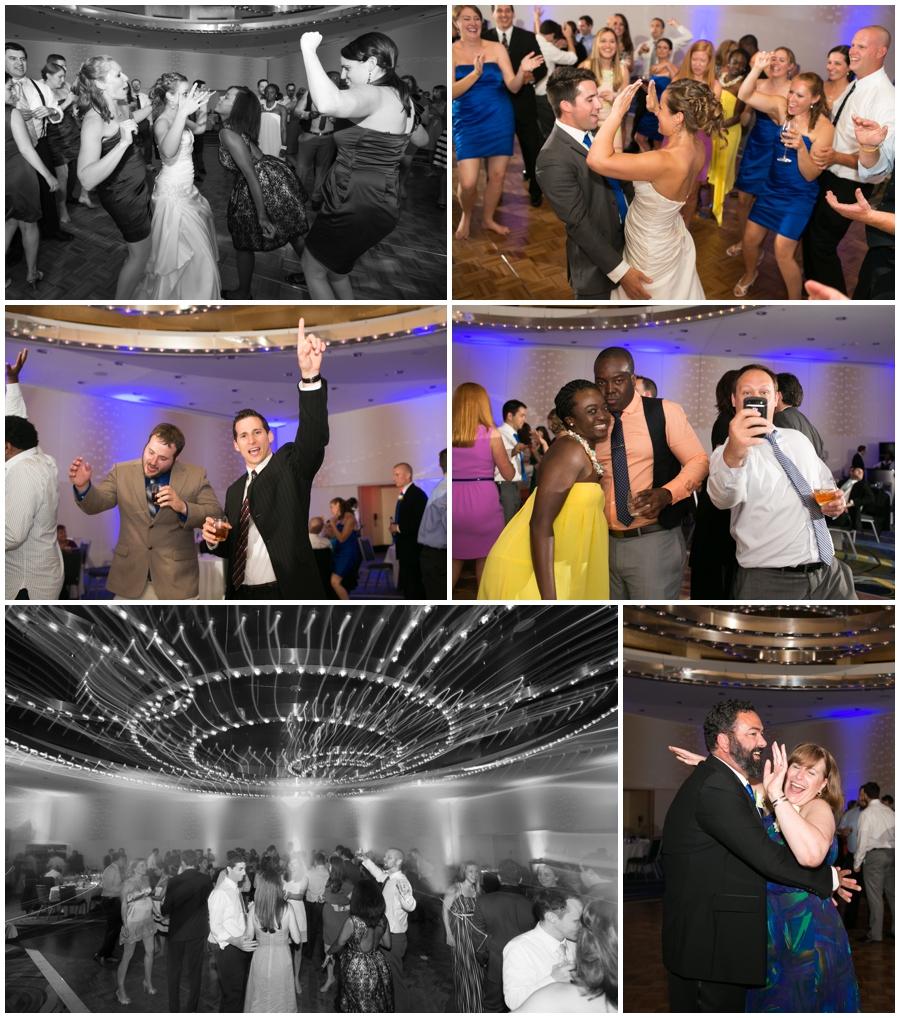 Arlington Renaissance Hotel Reception - DC Capitol View Wedding Reception - Long exposure