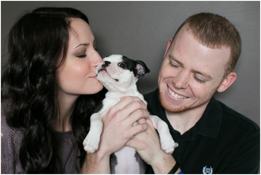 Pasadena Puppy Portrait - Professional Lifestyle Photographer - Boston Terrier Puppy