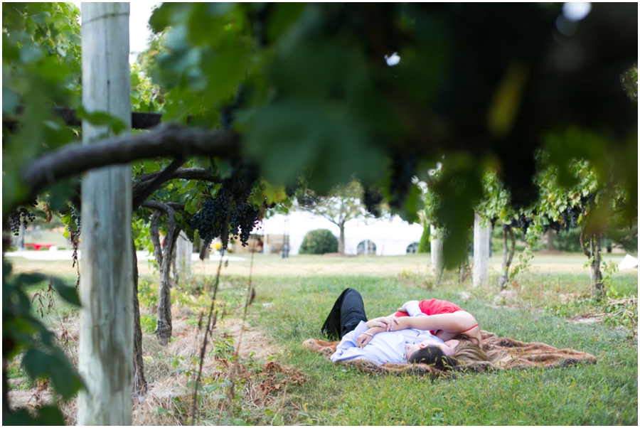 Fall Engagement session - Breaux Vineyard Engagement Photographer