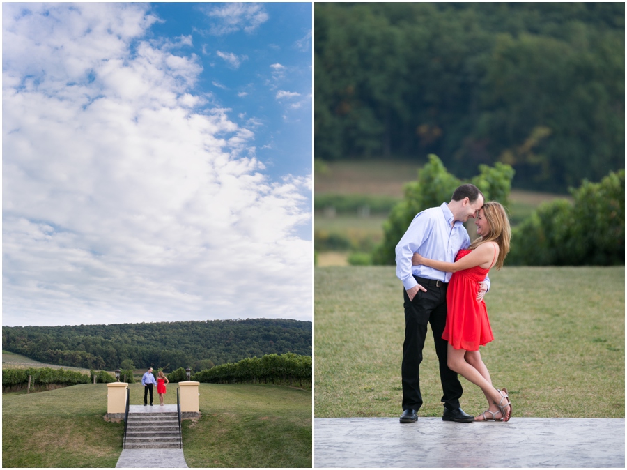 Fall Winery Engagement session - Breaux Vineyard Engagement Session