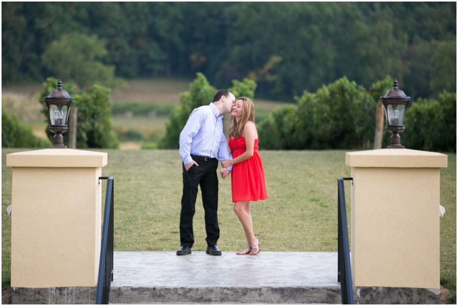 Fall Winery Engagement session - Breaux Vineyard Love Portrait