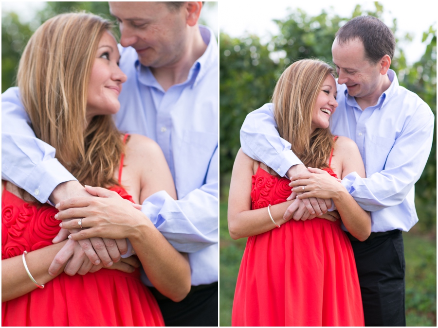 Fall Winery Engagement session - Breaux Vineyard Love Portrait