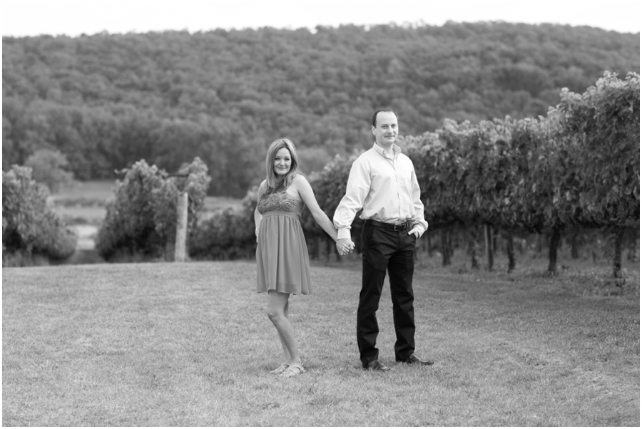 Fall Winery Engagement session - Breaux Vineyard Engagement Photographer