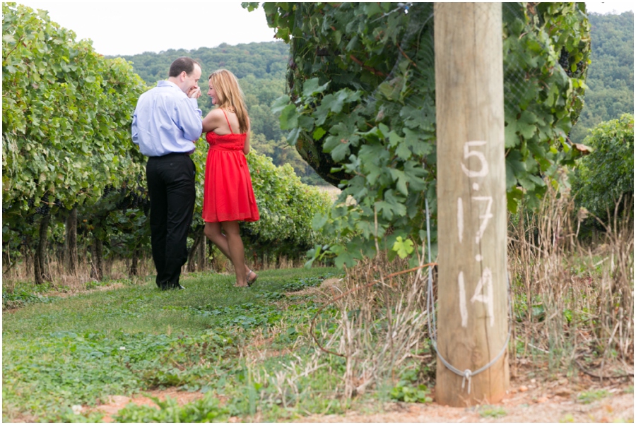 Fall Winery Engagement session - Breaux Vineyard Engagement Photographer - Save the date