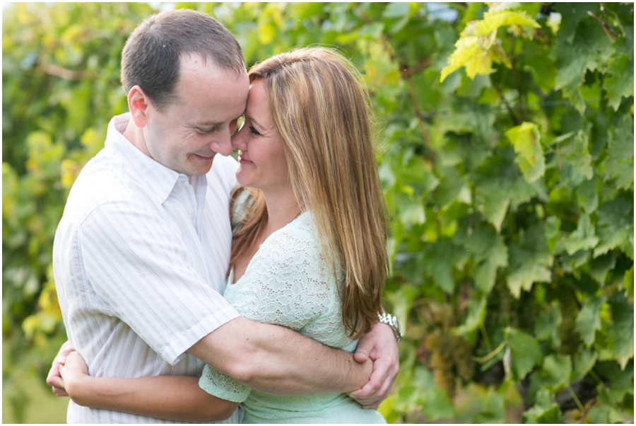 Virginia Wine Map - Fall Winery Engagement session - Breaux Vineyard Engagement Portrait