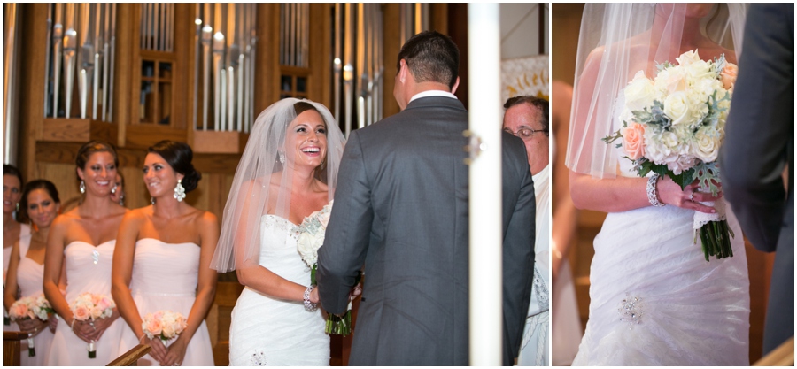 Oxford Maryland Wedding Ceremony - Oxford wedding photographer - Holy Trinity Church Oxford MD