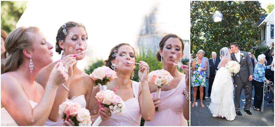 Oxford Maryland Wedding Ceremony - Bubbles wedding photographer - Holy Trinity Church Oxford MD