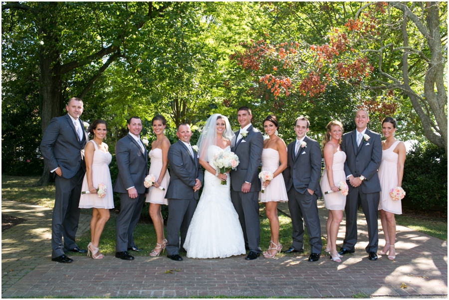 Oxford Maryland Wedding Party - Oxford wedding photographer - Holy Trinity Church Wedding Party Photo