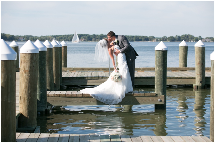 Oxford Maryland Wedding photographer - Oxford Ferry Dock Love Portrait - The Tidewater Inn Wedding