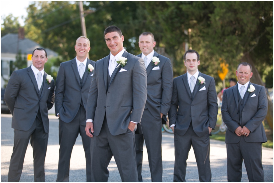 Oxford Maryland Wedding photographer - Oxford Ferry Dock Groomsmen - The Tidewater Inn