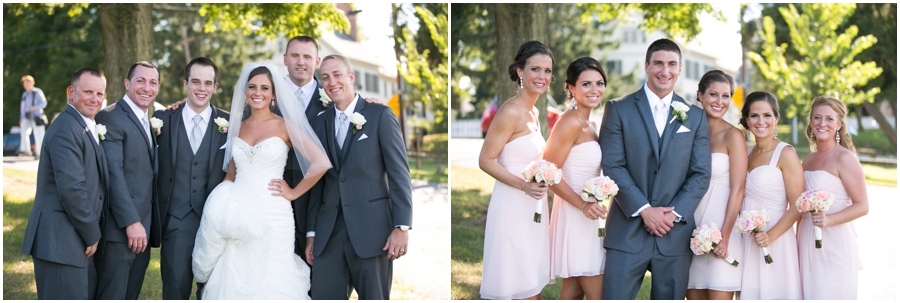 Oxford Maryland Wedding photographer - Oxford Ferry Dock Wedding Party - The Tidewater Inn