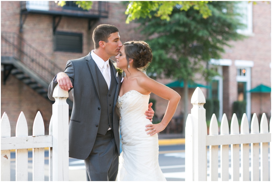 Downtown Easton Maryland Wedding photographer - The Tidewater Inn Wedding Portrait