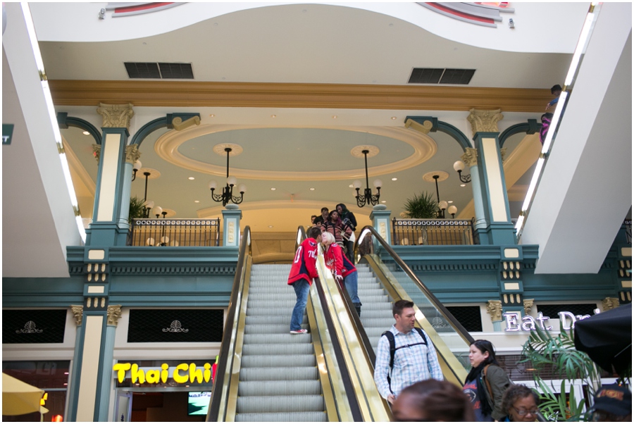 The Gallery DC Engagement Photographer - Capitals themed engagement session