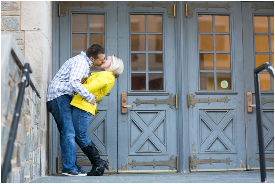 Washington DC Engagement Photographer - Fall engagement session - yellow jacket