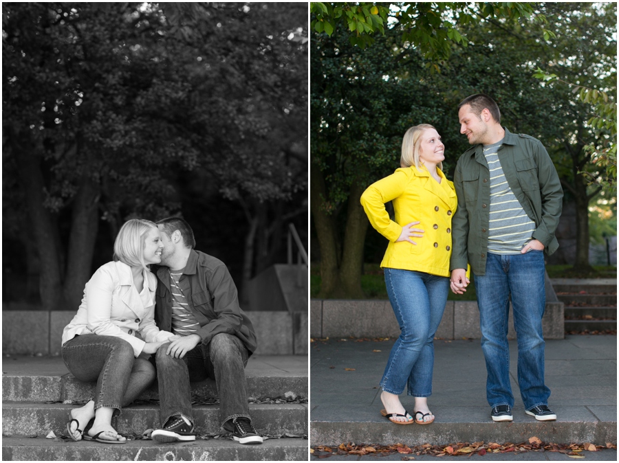 FDR Park Engagement Photographer - Fall engagement session